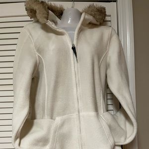 White Fleece Coat